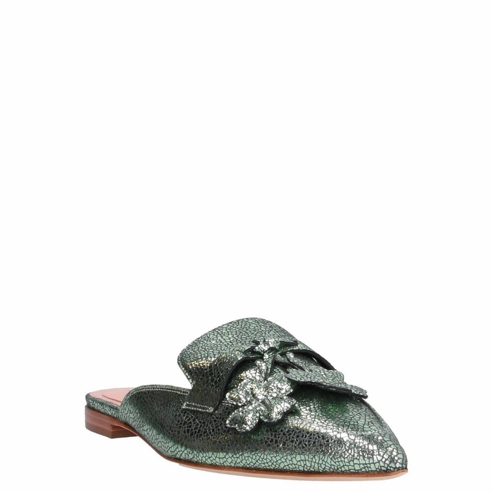 Alberta Ferretti Mules light green Size 8 NEW